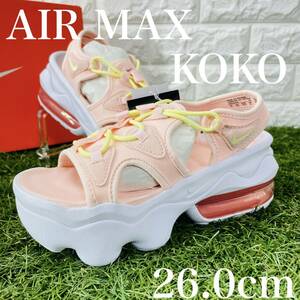 即決 ナイキ エアマックス ココ サンダル NIKE AIR MAX KOKO SANDAL 白 ピンク ホワイト 厚底 26.0cm 送料込み DV0759-610