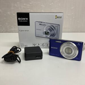 営AB23-60Y SONY ソニー Cyber-shot コンパクトデジタルカメラ DSC-W730 デジカメ カメラ 充電器あり 通電動作確認済 箱あり