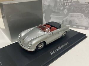 ポルシェ別注 1/43 Minicamps Porsche 356 A1600 スピードスター　冊子付き