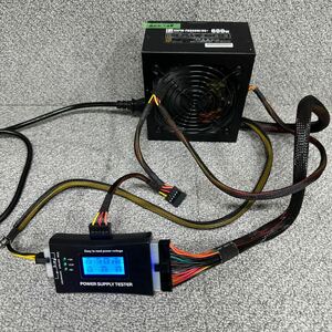 GK 激安 BOX-38 PC 電源BOX 玄人志向 KRPW-PB600W/85+ 600W 80PLUS BRONZE 電源ユニット 電圧確認済み 中古品
