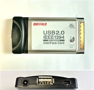 ■即決送料210円■BUFFALO IFC-CB2IU2V　CardBus PCMCIA PCカード(IEEE1394a + USB2.0)VIAチップ■