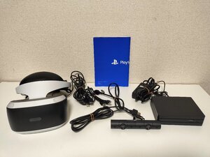 SONY PlayStation VR 本体 ヘッドセット PS4 PSVR CUH-ZVR1 通電品 現状品 J449