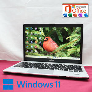 ★美品 高性能6世代i5！500GB★S936/MX Core i5-6300U Webカメラ Win11 MS Office 中古品 ノートPC★P75260