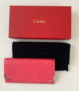 Cartier カルティエ 長財布 オーストリッチ ★限定品★ 11930