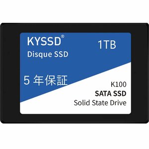 送料無料新品 KYSSD K100シリーズSSD 2.5インチ内蔵SSD 1000GB SATA3.0 6Gb/s 7mm 5年保証