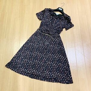 美品♪MAXMARA マックスマーラ 白タグ ベルト付き♪ジャージー ブラウジング ワンピース♪ファーストライン♪40