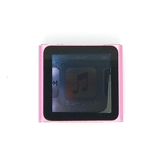 ★Apple iPod nano A1366 8GB 第6世代 ピンク アップル デジタルMP3オーディオプレーヤー デジタルウォークマン