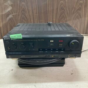 MYM1-458 激安 アンプ SONY INTEGRATED STEREO AMPLIFER TA-V715 92W 通電OK 中古現状品 ※3回再出品で処分