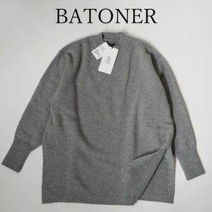 バトナー BATONER ニット ミッドグレー サイズ１ プルオーバー セーター