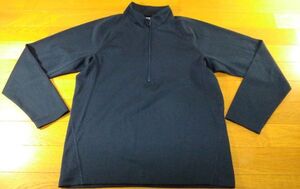 Berg MIZUNO ミズノ 長袖 プラシャツ SIZE:M 紺 送料215円～