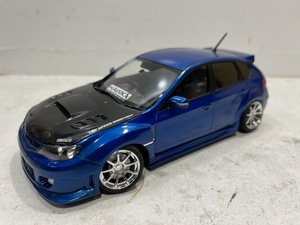 アオシマ 1/24 ザ・チューンドカーシリーズ No.35 スバル ings GRB インプレッサ WRX STI 2007 塗装済み完成品 シャコタンカスタム