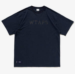 SPOT！23ss WTAPS COLLEGE SS COTTON NAVY L＊ダブルタップス スポット Tシャツ TEE SIGN DESCENDANT