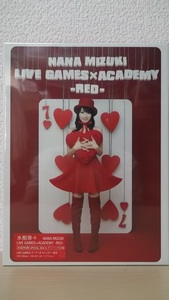 水樹奈々　LIVE GAMES x ACADEMY -RED-　DVD　初回盤　未開封品