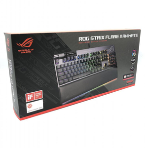 【中古】2022/ASUS/ASUS ROG Strix Flare II Animate/赤軸/US配列/ゲーミングキーボード[240006506296]