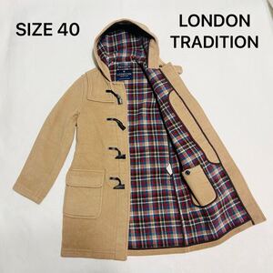 【美品】LONDON TRADITION ロンドントラディション ダッフルコート ブラウン系 サイズ40 メンズ イングランド製