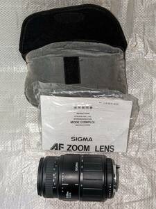 シグマ SIGMA AF ZOOM LENS 70-300mm F4-5.6 DL ソフトケース付き