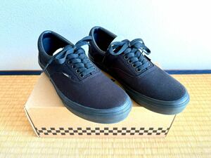 新品未使用 26.5cm 8H スニーカー VANS ヴァンズ ERA エラ V95CLA M.BLACK メンズ ブラック シューズ 靴