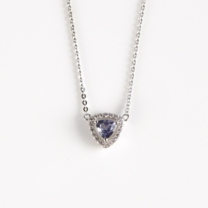 タンザナイト ネックレス シルバー tanzanite necklace silver