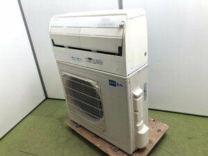 三菱電機 MITSUBISHI 霧ヶ峰 エアコン おもに18畳用 15畳～23畳 5.6kW ムーブアイ極 空気清浄 除菌 MSZ-ZW5617S-W 2018年製 YD06032N