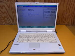 □X/334☆富士通 FUJITSU☆15.4型ノートパソコン☆FMV-BIBLO NF40T☆FMVNF40TK☆Celeron M 430 1.73GHz☆メモリ2GB☆HDD/OSなし☆ジャンク