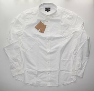 APC Edouard ロゴ シャツ white sizeXL 24SS