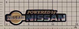 日産 パワードバイニッサン ホログラム ステッカー NISSAN sticker hologram POWERD by NISSAN 金 gold ゴールド