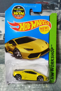 Hotwheels LAMBORGHINI HURACAN LP610-4 　ホットウィール ランボルギーニ ウラカン　パッケージダメージ大　///(98)