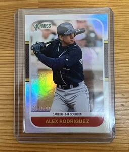 2021 Panini Donruss アレックス・ロドリゲス Alex Rodriguez シルバーフォイルバリエーションSP ／500