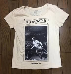 PAUL McCARTNEY　Tシャツ　2018-2019　バックプリント有（サイズ　レディースM)