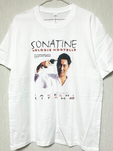 sonatine 半袖 Tシャツ ムービー ビートたけし 映画 takeshi 邦画 kitano white 白色 送料無料 白色