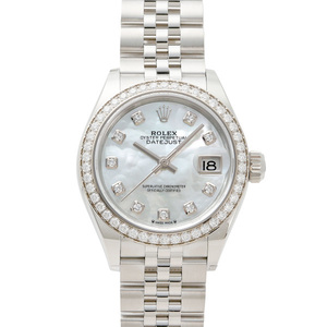 ロレックス ROLEX デイトジャスト 28 279384RBR ホワイト文字盤 新品 腕時計 レディース