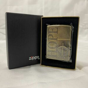 H053-SB2-705▲【未使用】Zippo ジッポ ライター HOPE ホープ たばこメーカー タバコ 喫煙具 箱付き