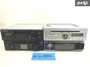 純正 + アゼスト他 社外 デッキ カセット CD 1DIN 4点セット 本体のみ 86120-B5020 / CQ-JN4701AD / DRB4455 / 39101-72J5X-CYY 棚I-6