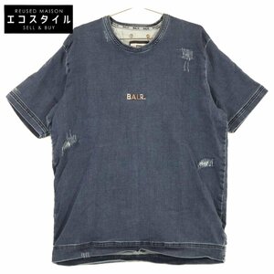 BALR. ボーラー インディゴ 日本限定 Tシャツ インディゴ XL トップス デニム メンズ 中古