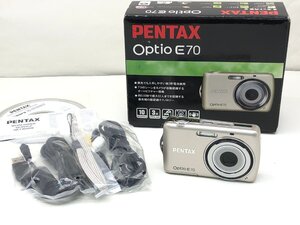 PENTAX Optio E70 コンパクト デジタルカメラ 簡易動作確認済み 中古【UW010592】●