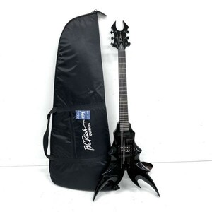 G019-W15-312◆B.C.Rich ビーシーリッチ DRACO ドラコ エレキギター ブラック ケース付き 楽器 音出し確認済み①