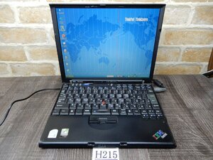 Ｈ215★Windows Xp☆Core solo☆320GB-HDD☆メモリ1.5GB★12Ｗ液晶ノートパソコン★IBM★THINK Pad X60s☆ジャンク