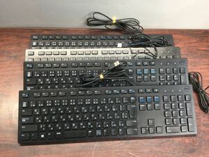 DELL USBキーボード 中古 4台セット 動作確認済