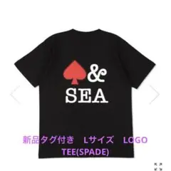 新品タグ付き　Lサイズ　LOGO TEE(SPADE) / BLACK