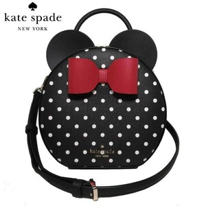 ケイトスペード ショルダーバッグ 斜めがけ K4641 001 レザー ディズニー コラボ ミニーマウス クロスボディーdisney kate spade 