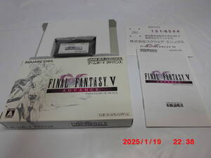 新品同様品 GBAROMカセット 箱説有り ファイナルファンタジーⅤ アドバンス FINAL FANTASY.Ⅴ ADVANCE　送料　710円～ 