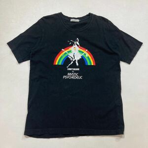 302 Under Cover アンダーカバー 半袖 Tシャツ サイズM ダメージ加工 MYSTIC PSYCHEDELIC アーカイブ ブラック 黒 40706U