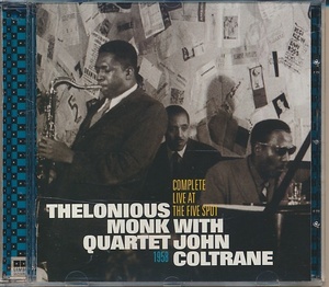 CD●THELONIOUS MONK QUARTET WITH JOHN COLTRANE / COMPLETE LIVE AT THE FIVE SPOT 1958　輸入盤