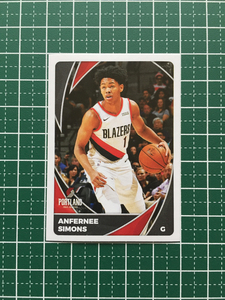 ★PANINI 2020-21 NBA STICKER & CARD COLLECTION #453 ANFERNEE SIMONS［PORTLAND TRAIL BLAZERS］★