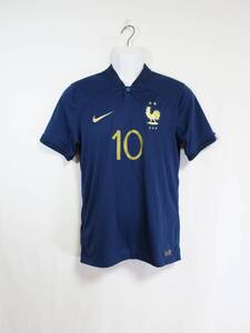 フランス 代表 #10 MBAPPE エムバペ 2022 ホーム ユニフォーム ナイキ NIKE France サッカー シャツ ムバッペ