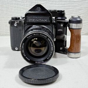 ASAHI PENTAX アサヒ ペンタックス 6x7 TTL SMC TAKUMAR タクマー 1:4.5 75mm ウッドグリップ 中判 フィルムカメラ レンズ セット