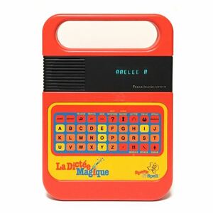 ★レア speak&spell texas instruments フランス版 80年代 スペースエイジ ビンテージ テクノ new wave DTM サーキットベンド 電子玩具 