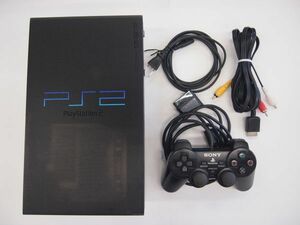 X1166 SONY ソニー PlayStation2 SCPH-50000 ミッドナイトブラック プレイステーション2 簡易動作確認済