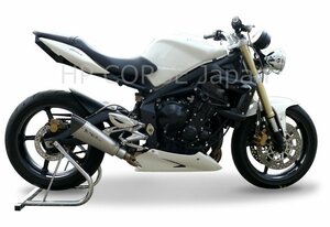 TRIUMPH STREER TRIPLE 2007～2012 スリップオンマフラー HP CORSE エイチピーコルセ