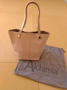 【美品】 Alchimia アルキミア レザー　ショルダーバッグ ハンドバッグ　持ち手2WAY 